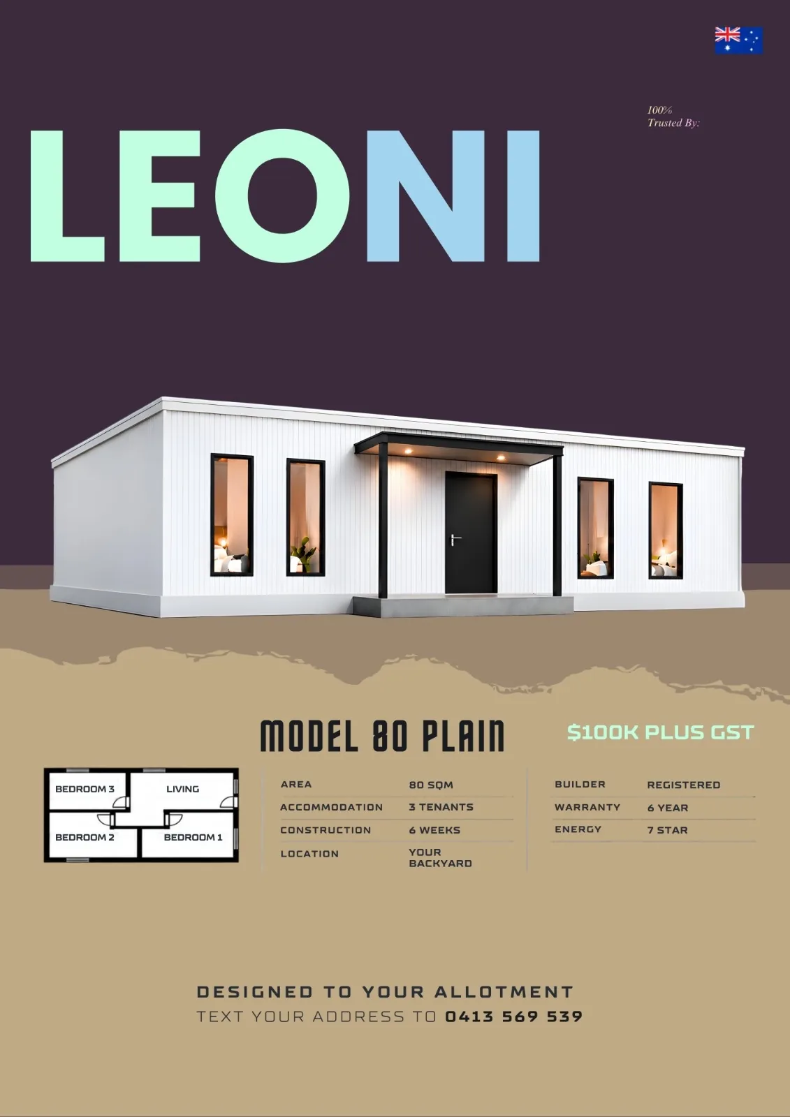 Hình minh họa nhà LEONI Model 80